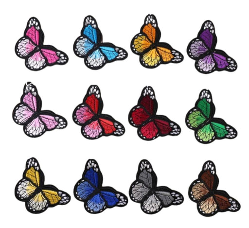 Butterfly Embroidered Iron-On Patches
