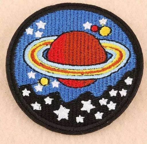 Red Planet Embroidered Iron-On Patch