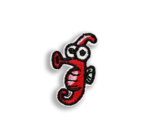 SeaLife Seahorse Embroidered Iron-On Patch