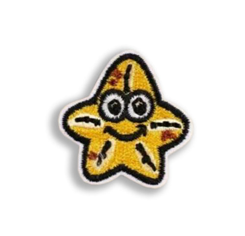 SeaLife Starfish Embroidered Iron-On Patch