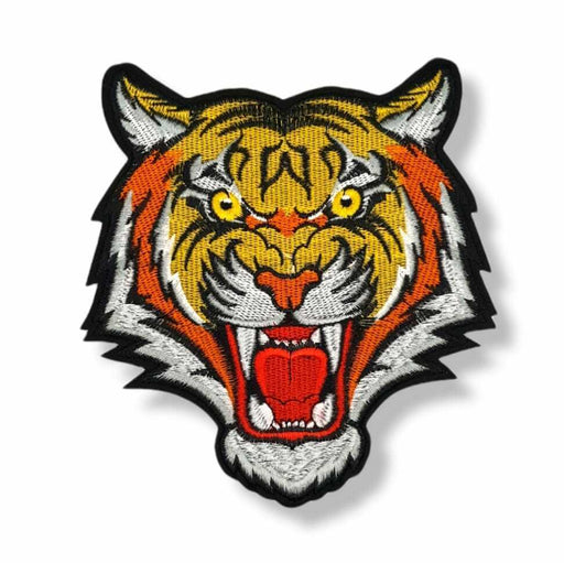Tiger Embroidered 20cm Iron-On Patch