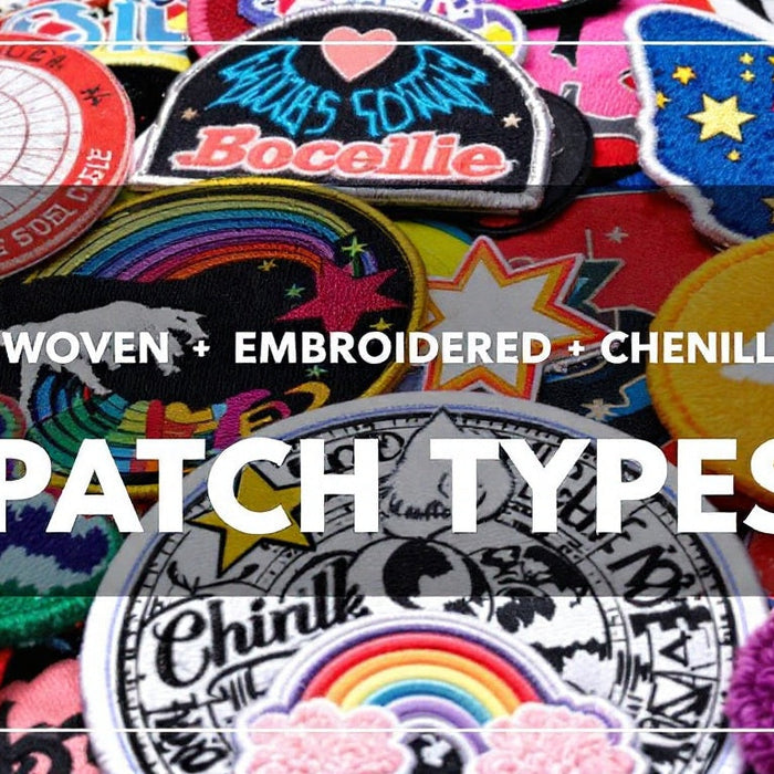 Patch Perfection: Exploring Woven, Embroidered, and Chenille Styles