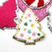 Christmas Chenille Santa & Tree Iron-On Patches