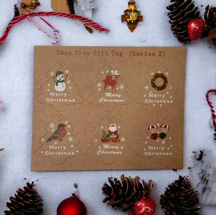 Christmas Gift Tags Set (Pack 48)
