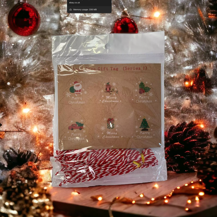 Christmas Gift Tags Set (Pack 48)