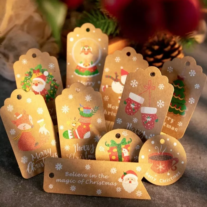 Christmas Gift Tags Set (Pack 100)