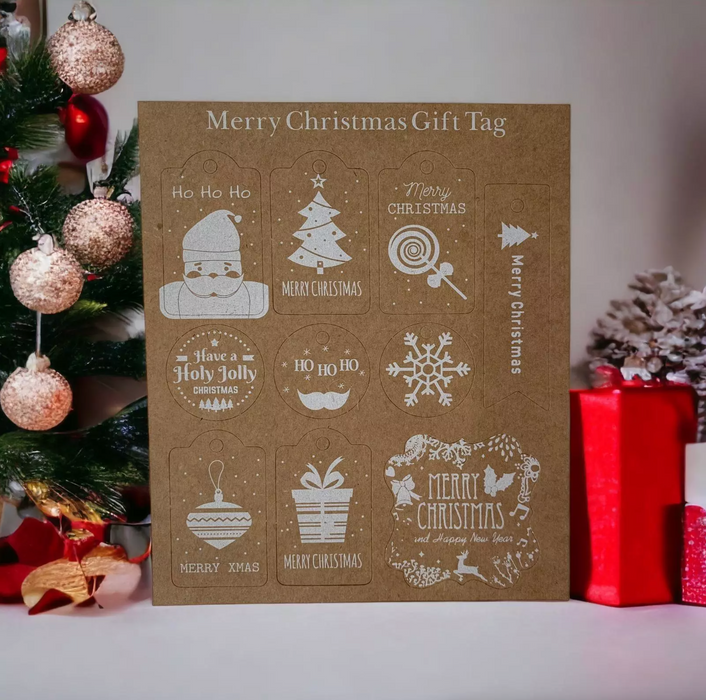 Christmas Gift Tags Set (Pack 50)