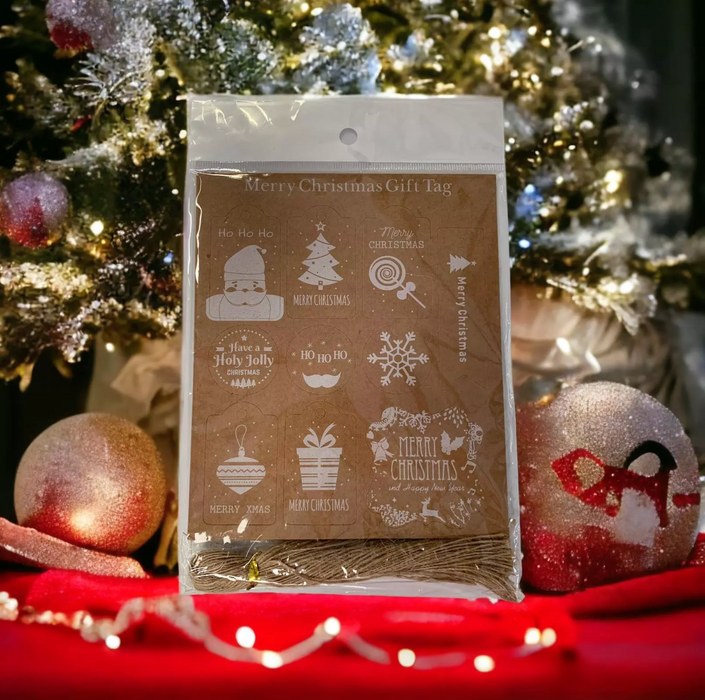 Christmas Gift Tags Set (Pack 50)