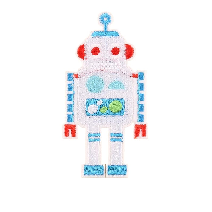 Robot Embroidered Iron-On Patch — Patches