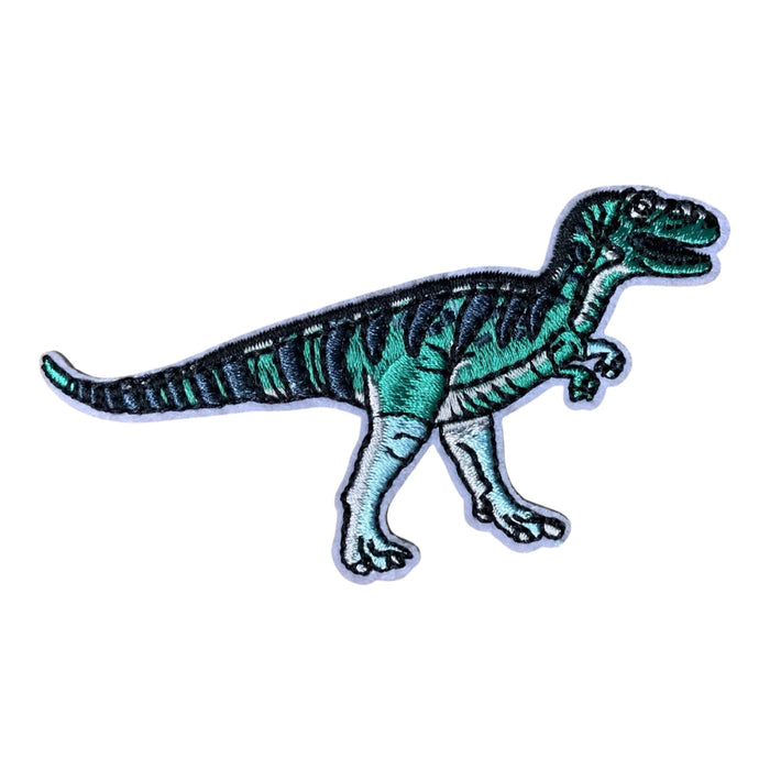 Baby Raptor Jurassic 10cm Embroidered Iron-On Patch