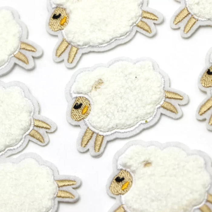 Sheep 5.1cm Chenille Iron-on Kids Patches