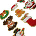 Christmas Chenille Santa Reindeer Snowman Tree Iron-On Patches