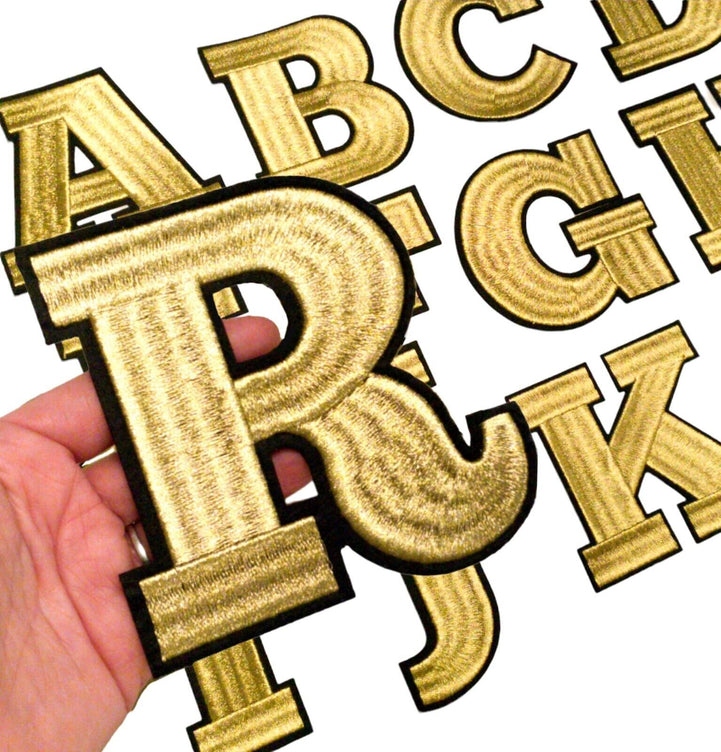 Embroidered patch letters designed by Patches R Us