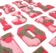 Pink Camouflage Chenille 7cm Iron-On Patch Letters