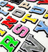 3D Varsity Style Multicolored 7.5cm Chenille Iron-On Patch Letters