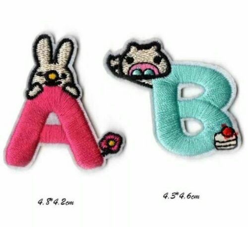 Kids Range Colourful 5cm Iron-On Patch Letters